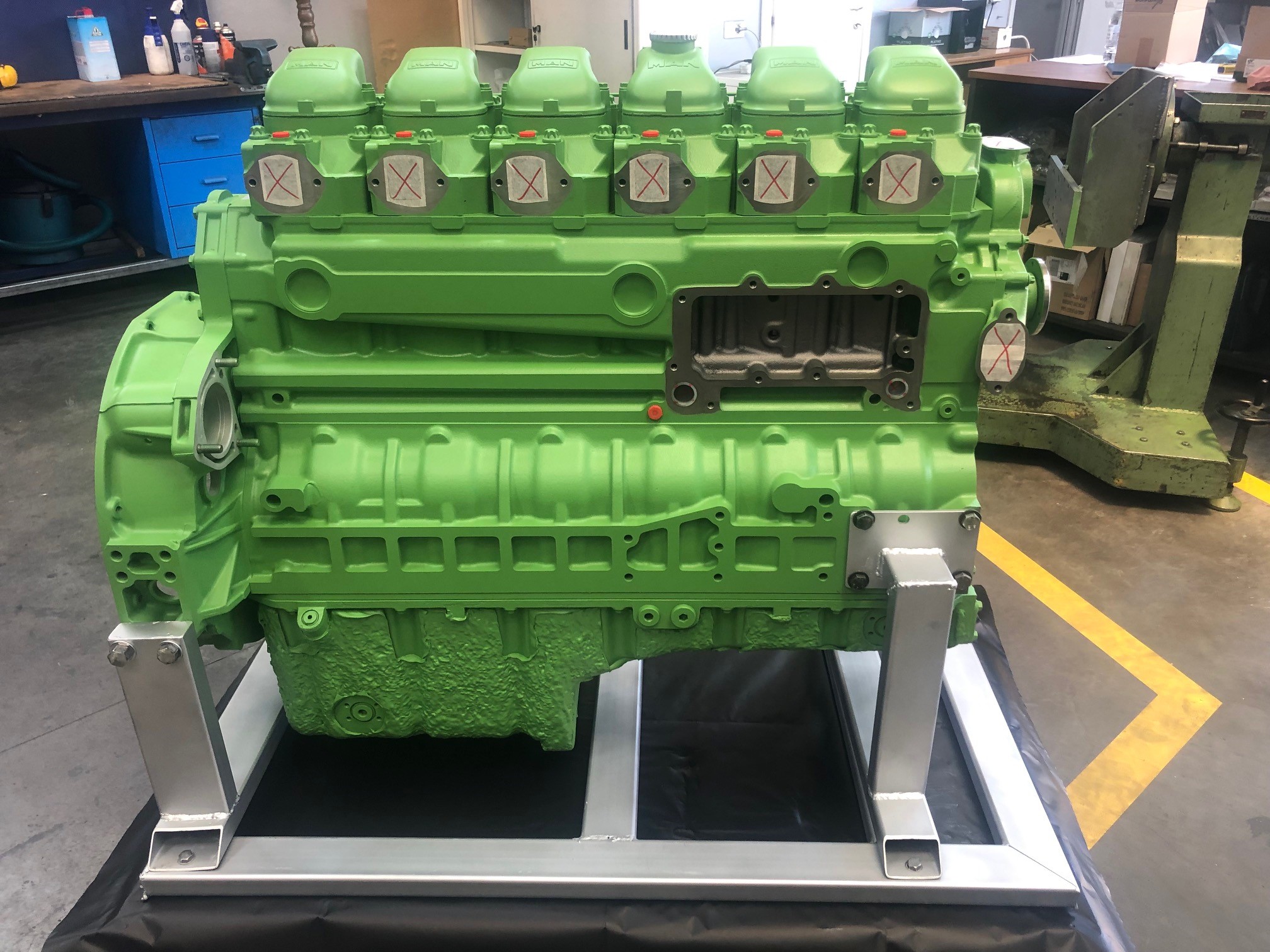 motore semi completo man d2876le301 d2876 le301